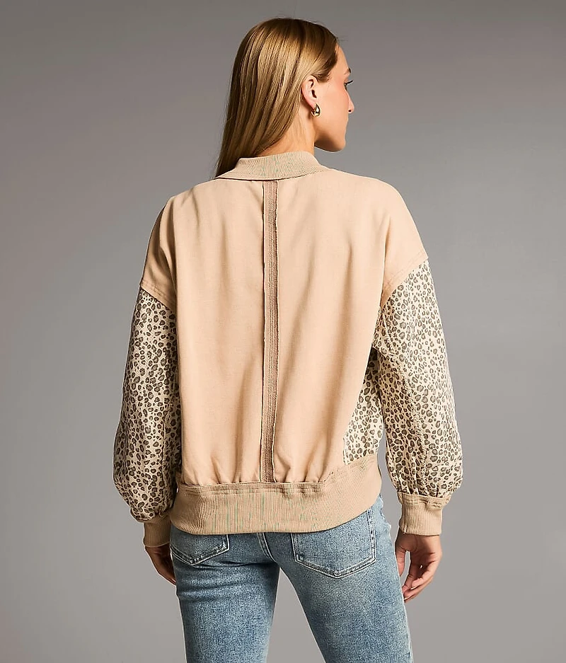 Pieced Cheetah Jacket