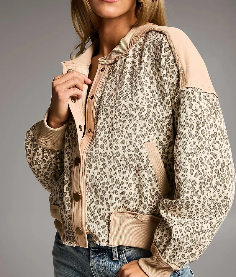 Pieced Cheetah Jacket