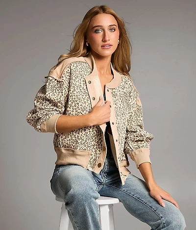 Pieced Cheetah Jacket