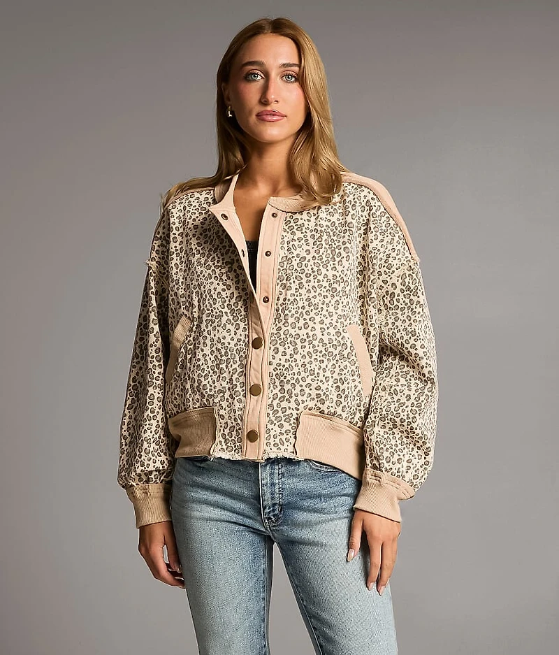 Pieced Cheetah Jacket