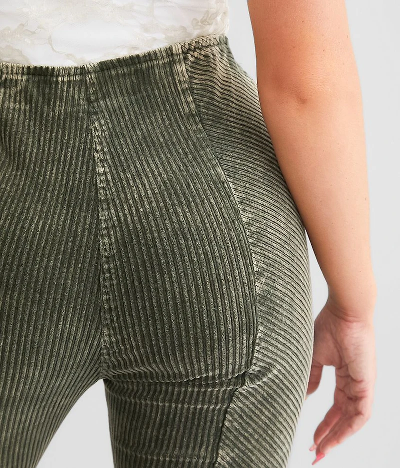 Corduroy High Rise Flare Pant