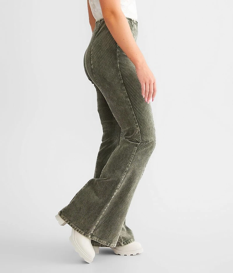 Corduroy High Rise Flare Pant
