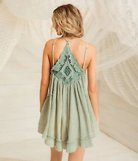 Flowy Floral Washed Romper