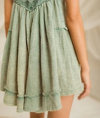 Flowy Floral Washed Romper