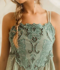 Flowy Floral Washed Romper