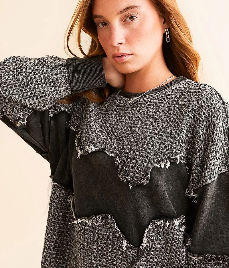 Pieced Pullover