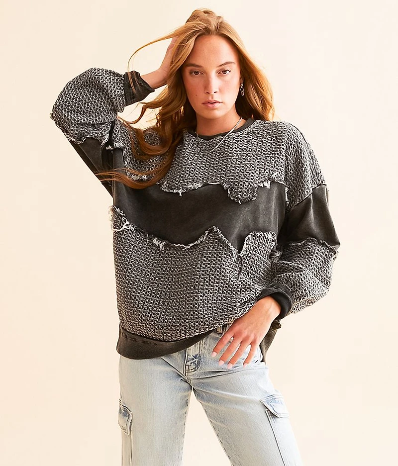 Pieced Pullover