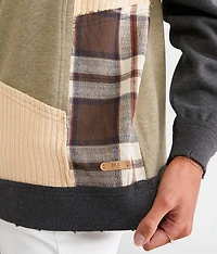 Mixed Plaid Pullover