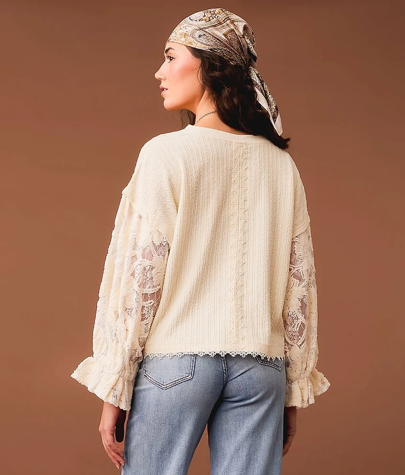 Textured Knit Top