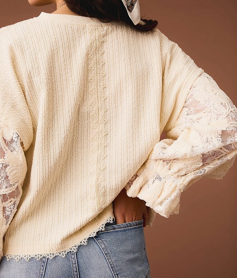 Textured Knit Top