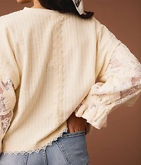 Textured Knit Top