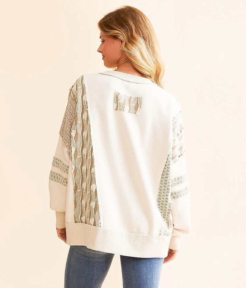 Pieced Pullover