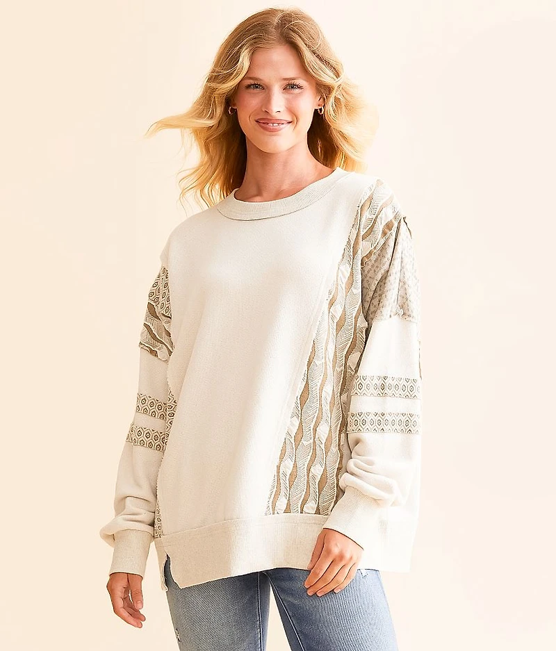 Pieced Pullover