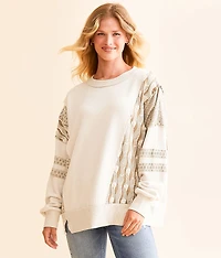 Pieced Pullover