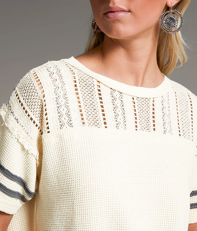 Textured Knit Top