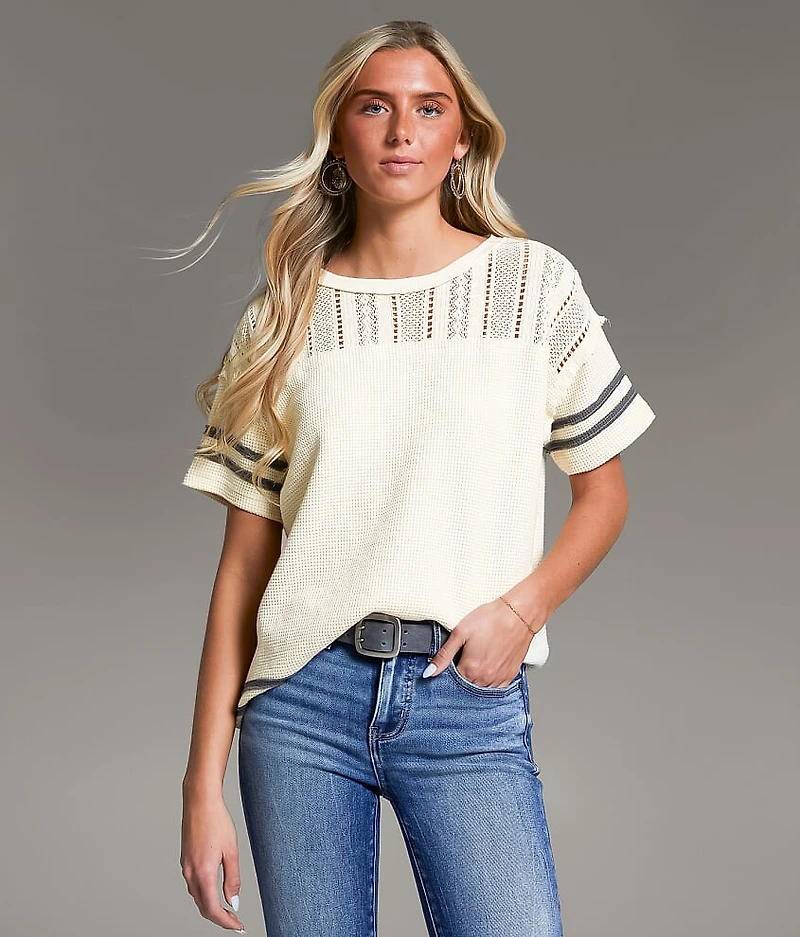 Textured Knit Top
