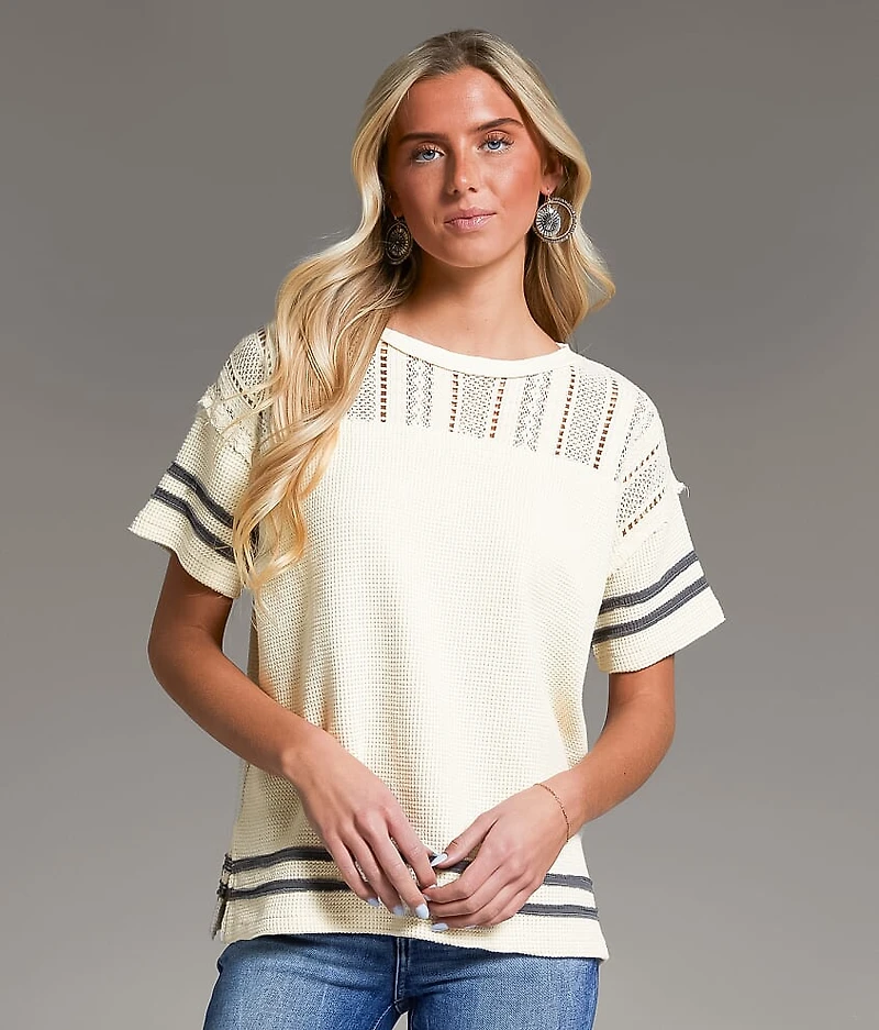 Textured Knit Top