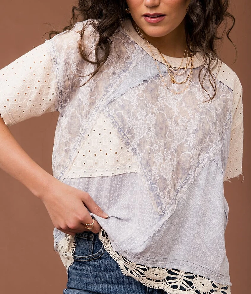Eyelet Crochet Top