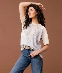 Eyelet Crochet Top