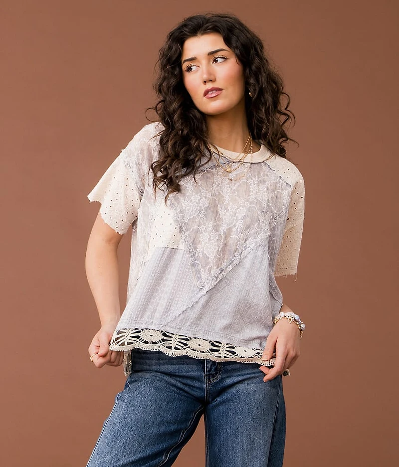 Eyelet Crochet Top