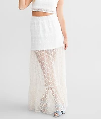 Eyelash Crochet Maxi Skirt