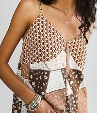 Patchwork Maxi Tank Top