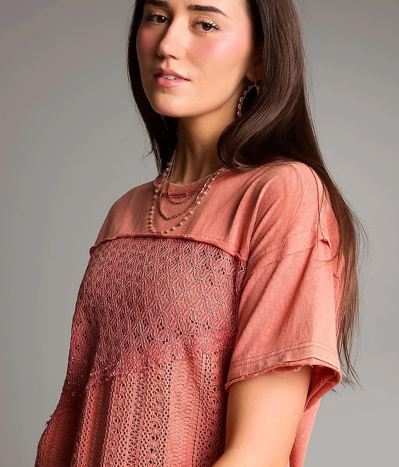 Pieced Lace Top