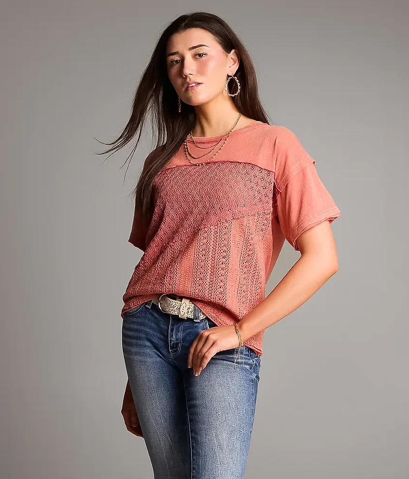 Pieced Lace Top