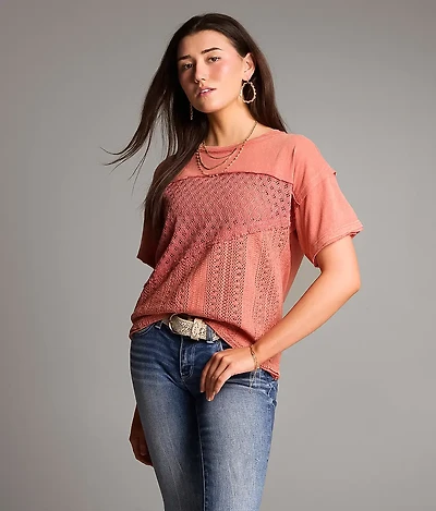 Pieced Lace Top