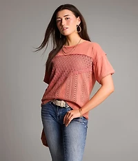 Pieced Lace Top