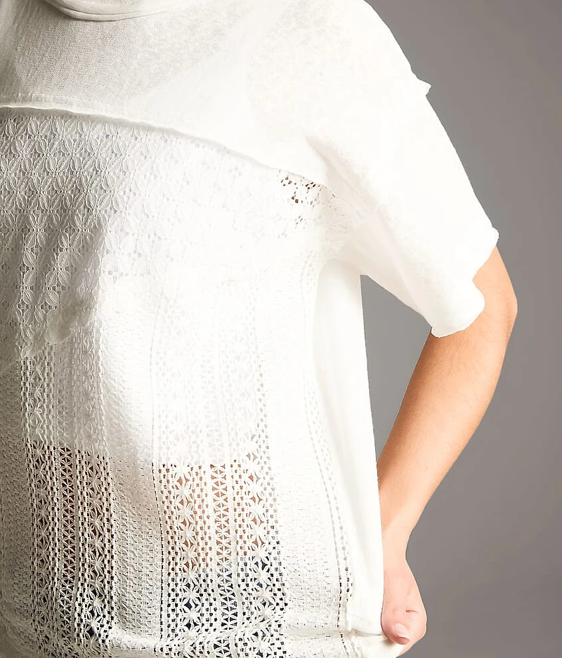 Pieced Lace Top
