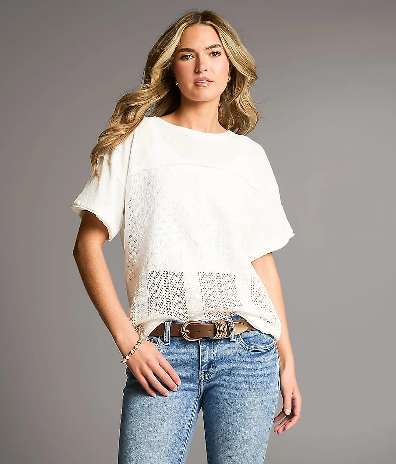 Pieced Lace Top
