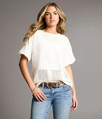 Pieced Lace Top