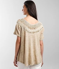 Crochet Yoke Top