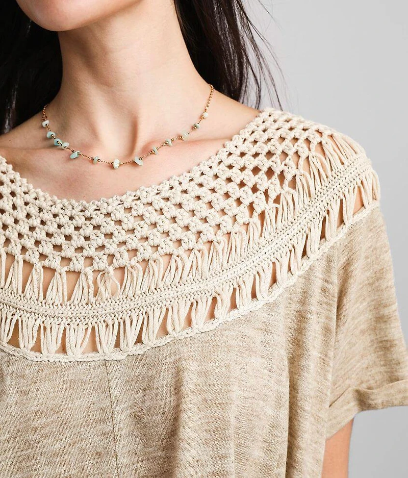 Crochet Yoke Top
