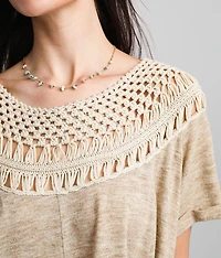 Crochet Yoke Top