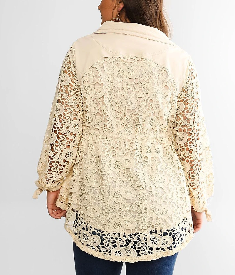 Pieced Crochet Jacket