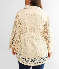 Pieced Crochet Jacket