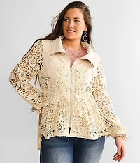 Pieced Crochet Jacket