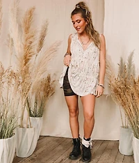 Mimaki Floral Tiered Tank Top
