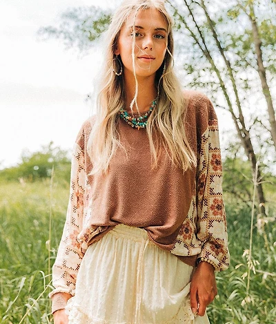 Nubby Dolman Top