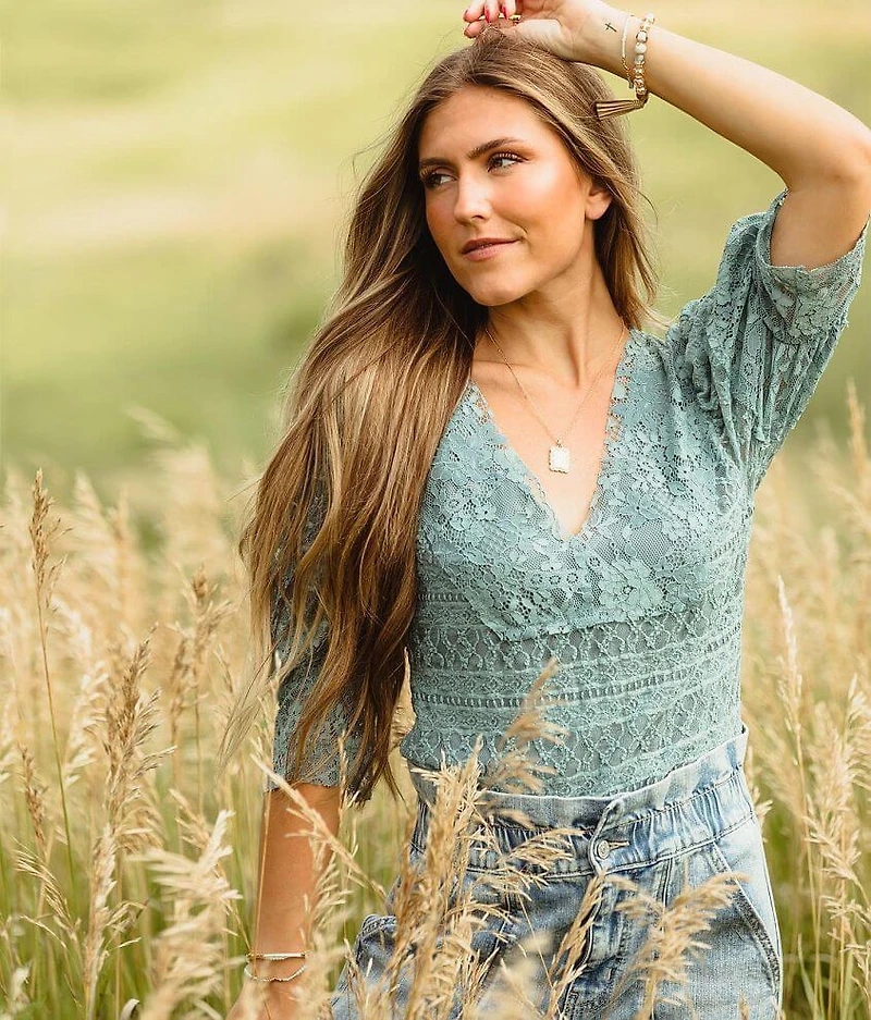 Floral Lace Top