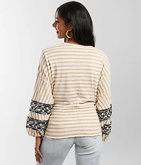 Striped Dolman Top