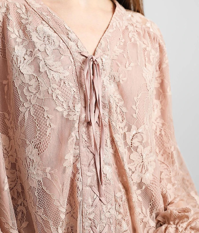 Flowy Lace Blouse