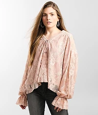 Flowy Lace Blouse