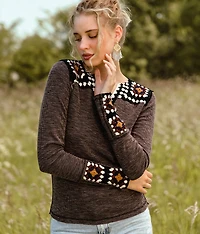 Pieced Crochet Top