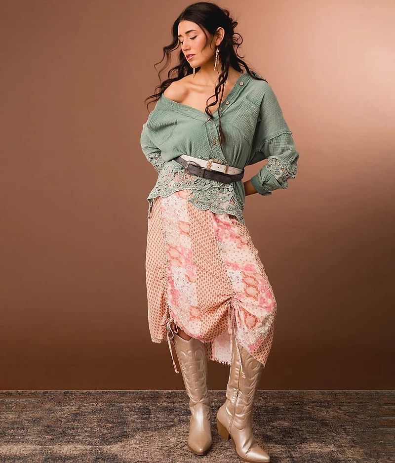 Pieced Lace Shirt