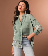 Pieced Lace Shirt