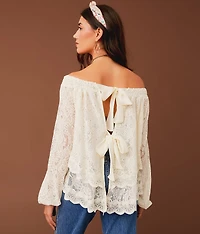 Tiered Lace 4-Way Top