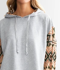 Pieced Aztec Hoodie